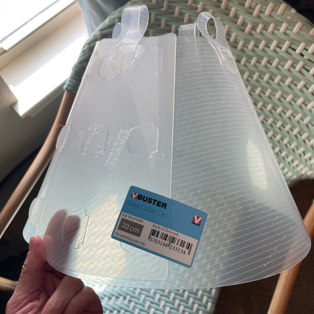 Buster dog collar 20cm cone.  Never used